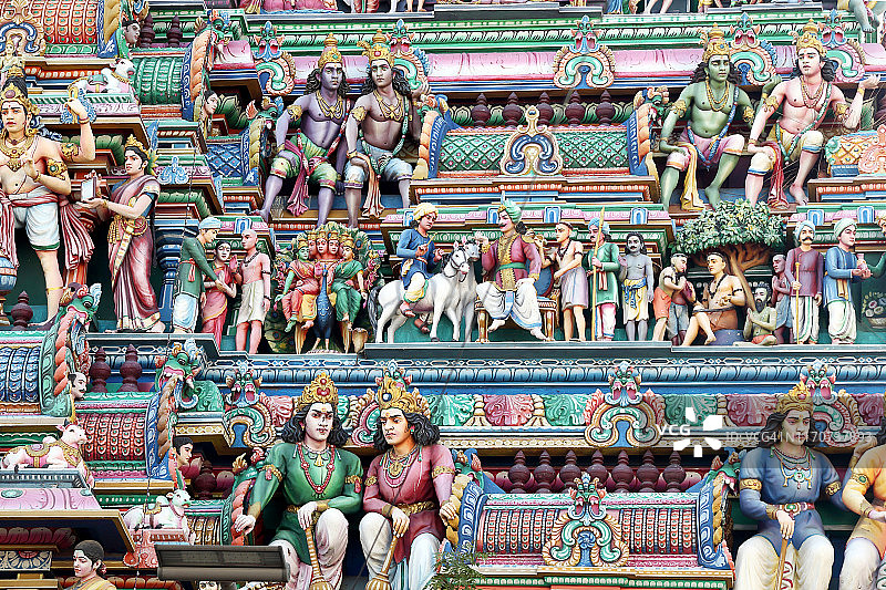 卡帕利斯瓦拉尔神庙，Mylapore，金奈，泰米尔纳德邦，印度图片素材