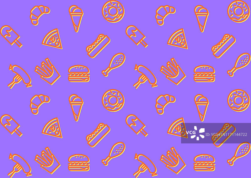 无缝快餐壁纸图片素材
