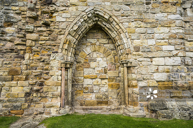 英国苏格兰圣安德鲁斯大教堂遗址图片素材