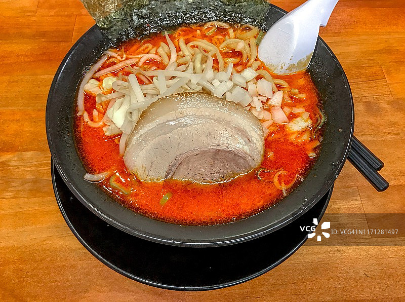 豚骨风味哈瓦那辣椒拉面图片素材