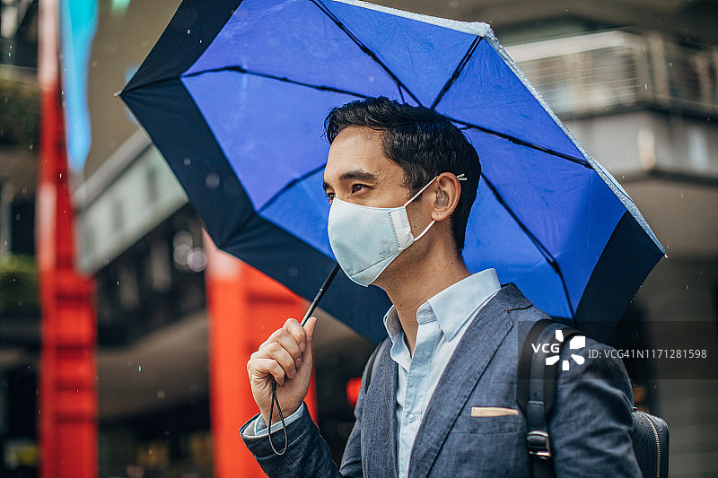 城市中的商人图片素材