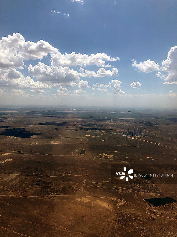 鄂托克前旗鸟瞰图片素材