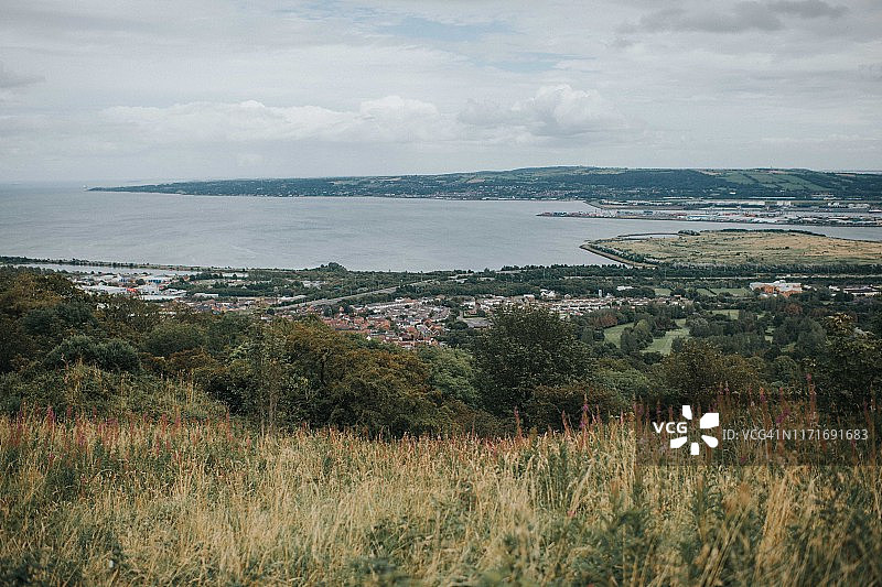 从凯夫山看贝尔法斯特图片素材