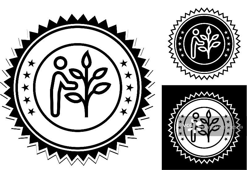 男人和树图标图片素材