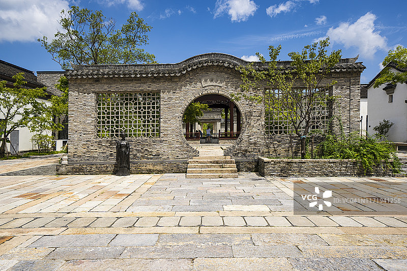 中国古代传统民居大门图片素材