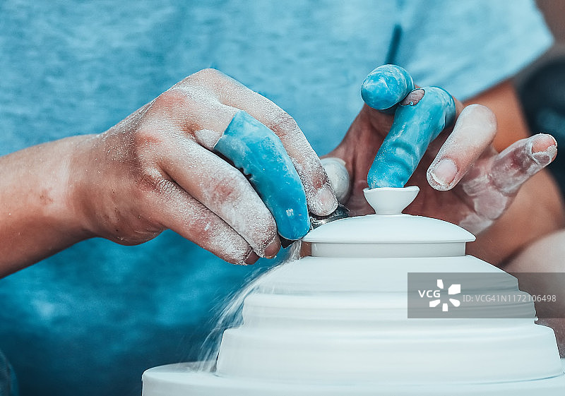 工厂抛光瓷土图片素材