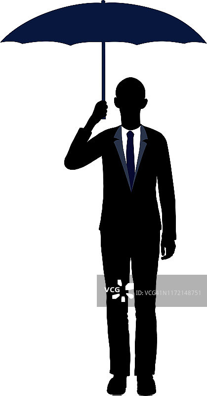 撑伞的男人图片素材
