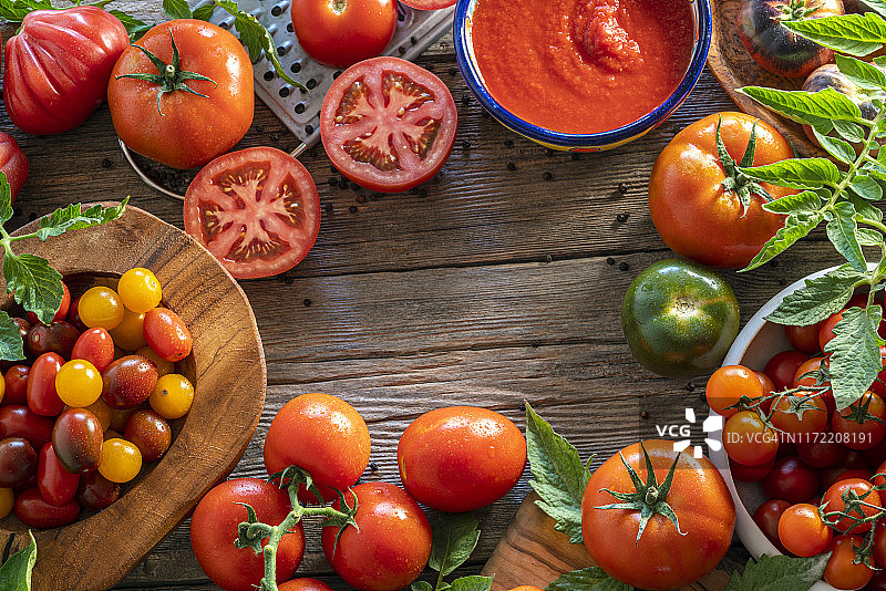 不同品种的番茄图片素材