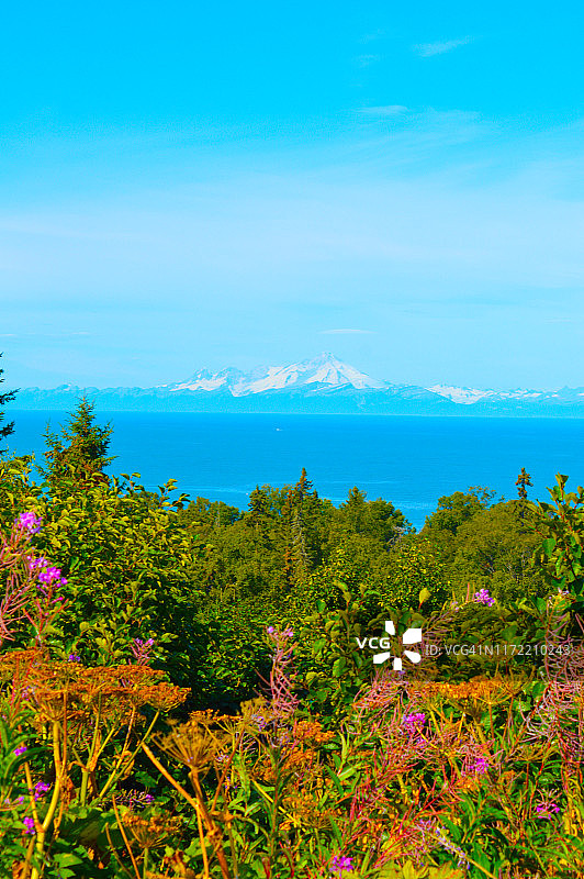尼尼奇克山景，阿拉斯加图片素材