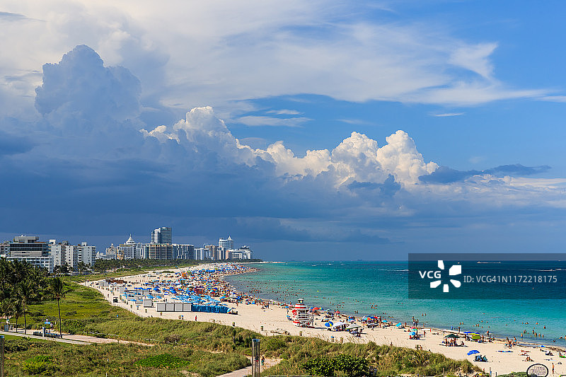 迈阿密港口航拍图片素材