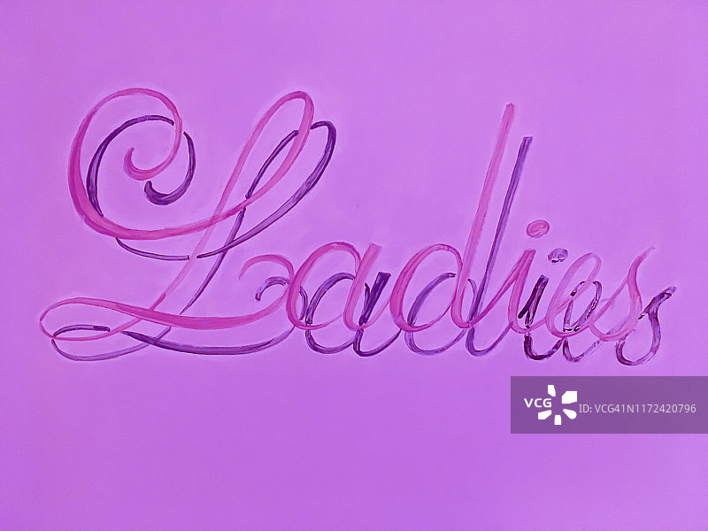 女士标牌图片素材