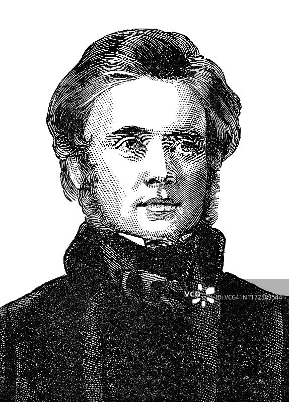 约翰·布莱特 - 19世纪人物图片素材