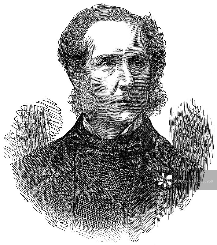 塞尔伯恩第一伯爵，朗德尔·帕默 - 19世纪人物图片素材