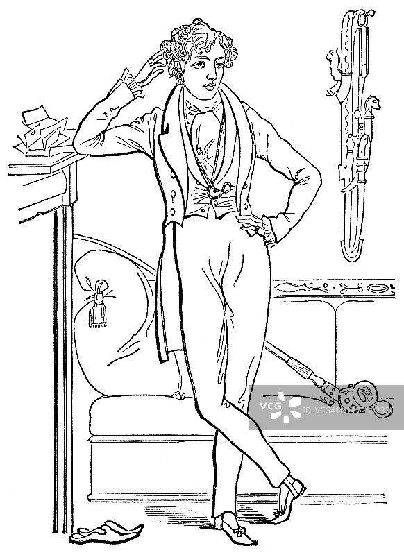 本杰明·迪斯雷利，第一代比肯斯菲尔德伯爵 - 19世纪图片素材