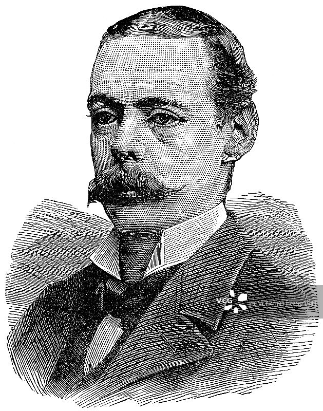 19世纪伦道夫·丘吉尔勋爵图片素材