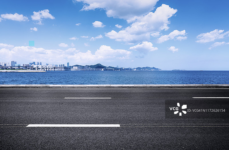 海边道路图片素材