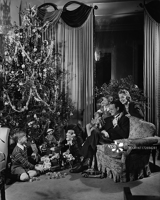 圣诞家庭图片素材