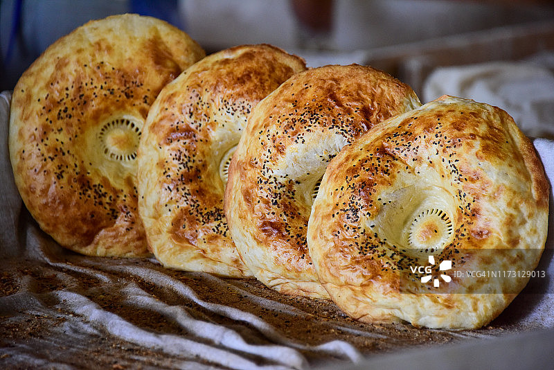 乌兹别克馕图片素材