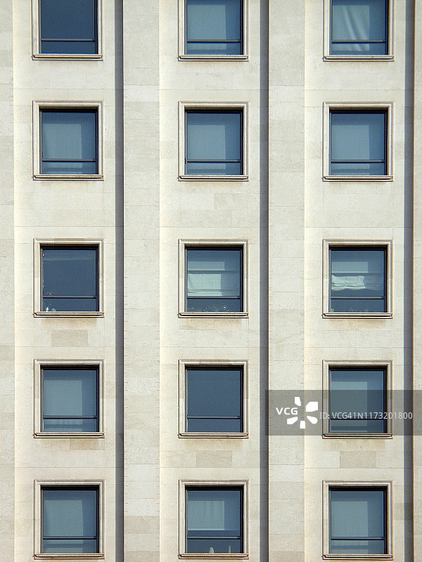 西班牙巴塞罗那的建筑立面图片素材