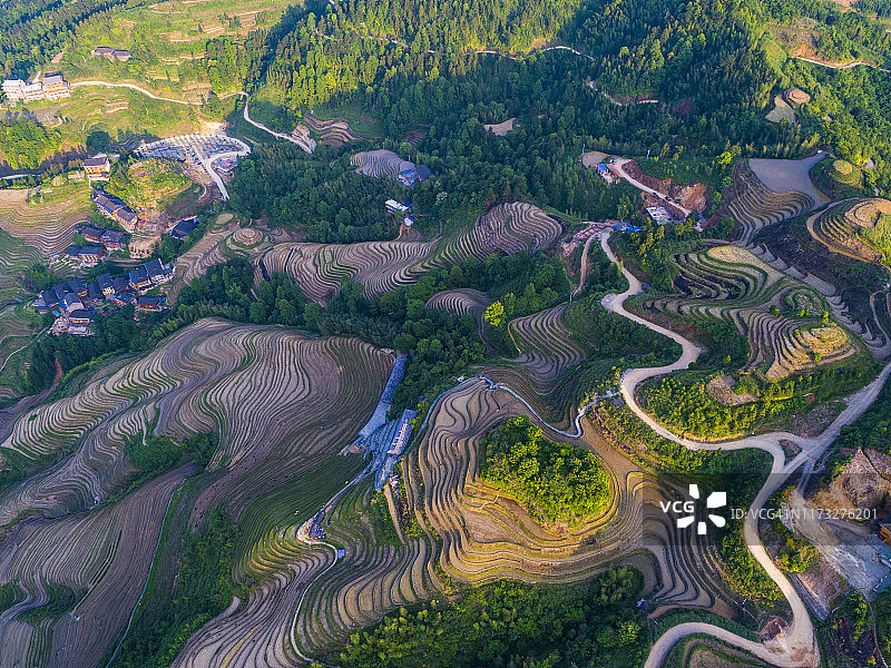 桂林龙胜龙脊梯田图片素材