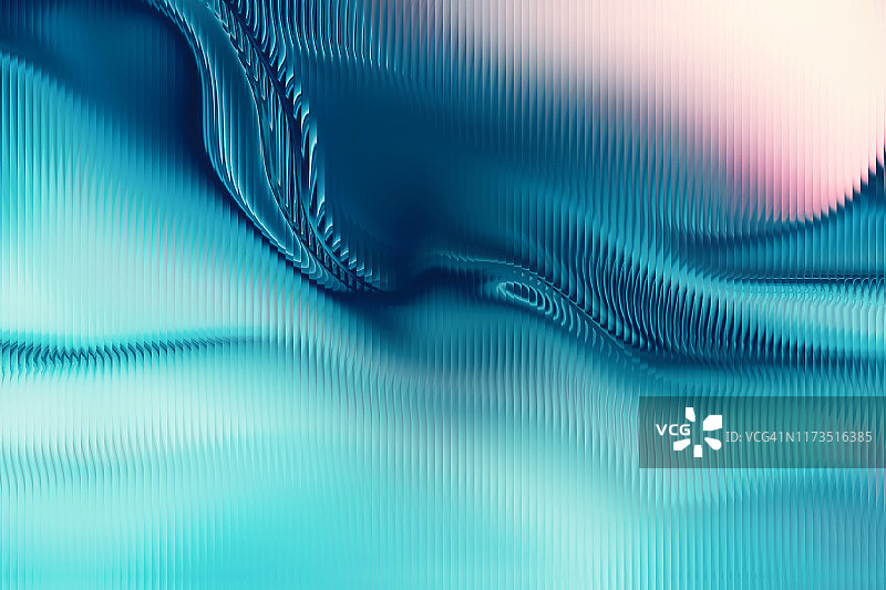 抽象流体蓝绿色形状粉彩背景图片素材