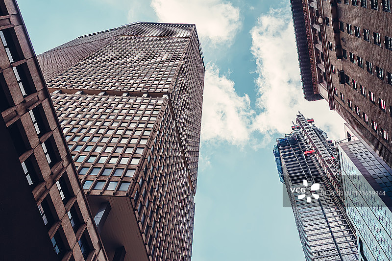 曼哈顿中城天际线图片素材