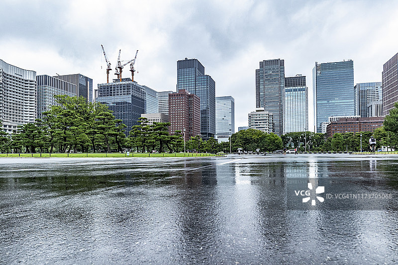 东京城市广场道路图片素材