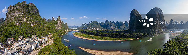 漓江游船图片素材