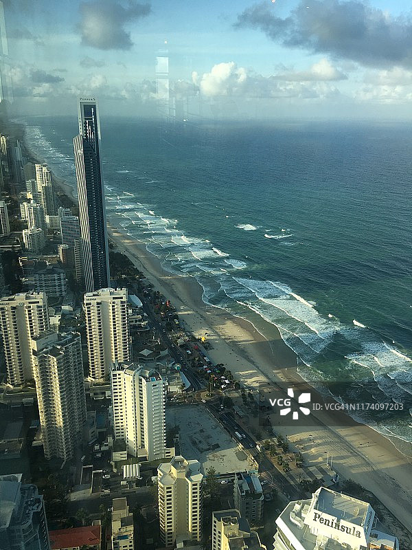 澳大利亚黄金海岸冲浪者天堂海滩图片素材