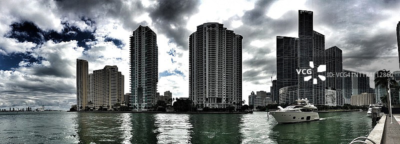 佛罗里达州迈阿密市中心图片素材