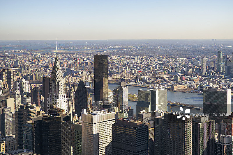 纽约市直升机航拍图片素材