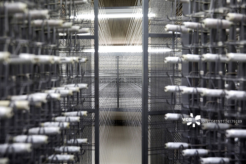 丝绸织布机图片素材