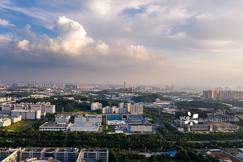 广州黄埔区空中摄影图片素材