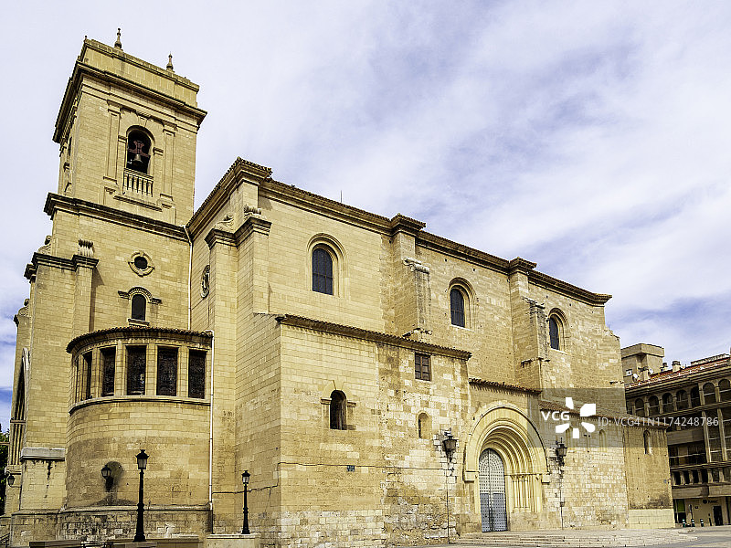西班牙阿尔瓦塞特圣胡安包蒂斯塔大教堂图片素材