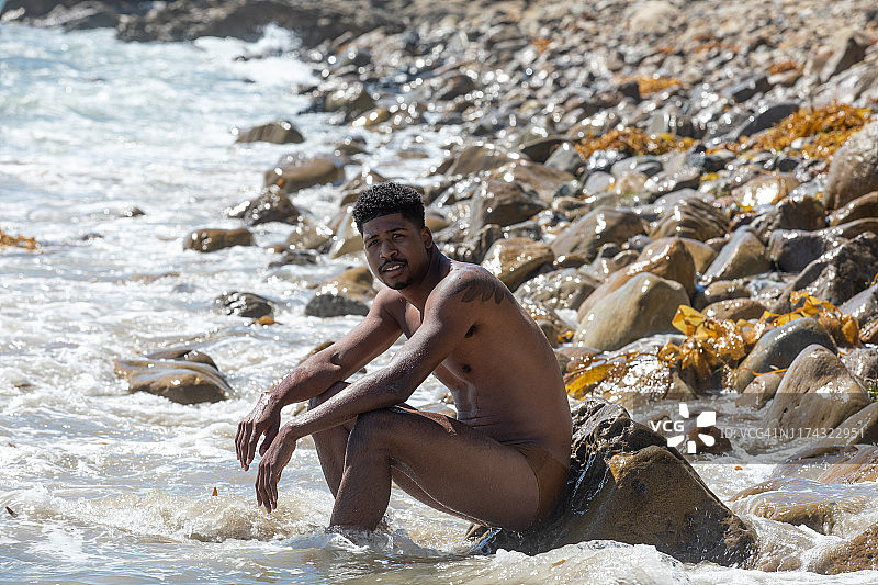 海滩夏日风光图片素材