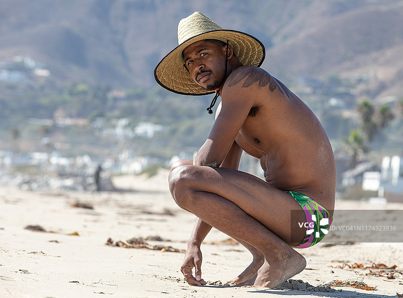 海滩夏日风光图片素材