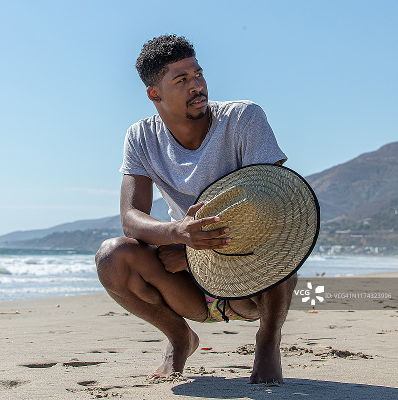 海滩夏日风光图片素材