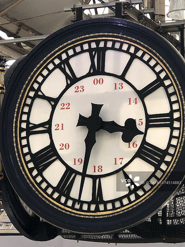 车站时钟图片素材