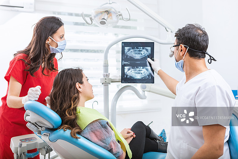 牙医X光片图片素材