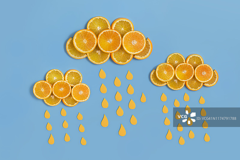 橙汁概念静物图片素材