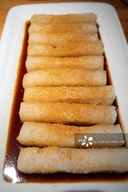 红糖炸糯米饭图片素材