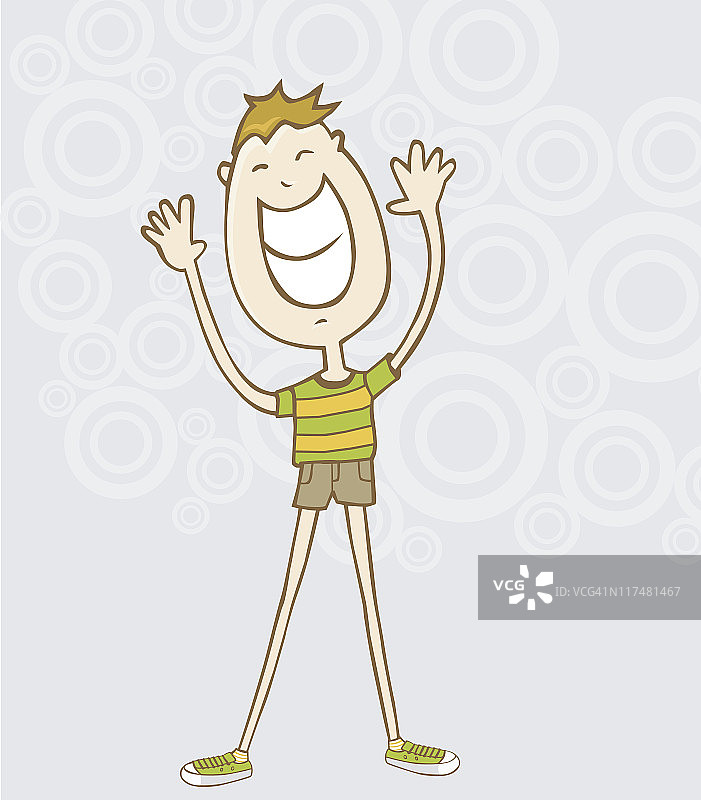 快乐的孩子！图片素材