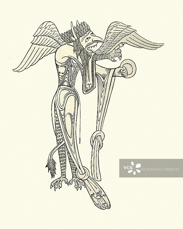 12世纪的恶魔图像图片素材