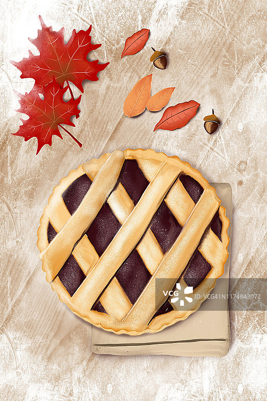 秋季馅饼图片素材