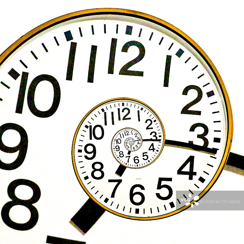 永恒的钟面图片素材