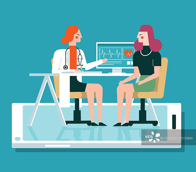 互联网医疗保健服务图片素材
