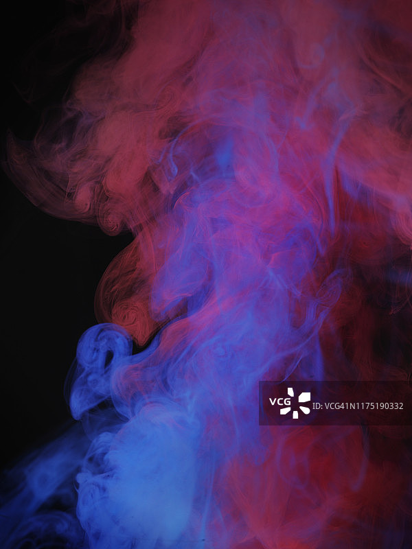 彩色的烟图片素材