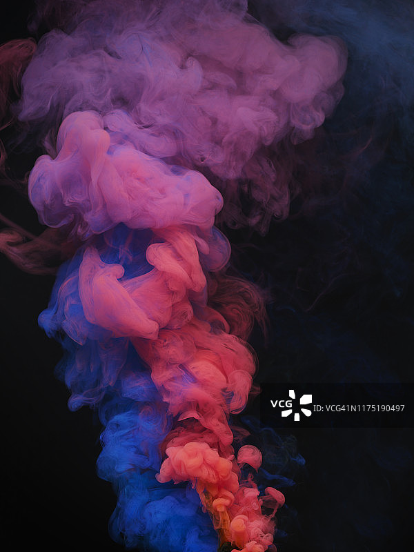 彩色的烟图片素材
