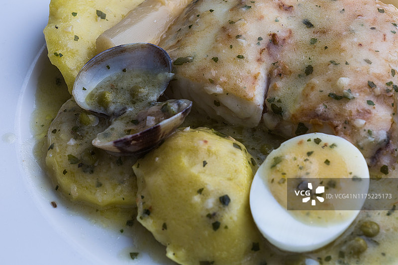 巴斯克风味鳕鱼图片素材