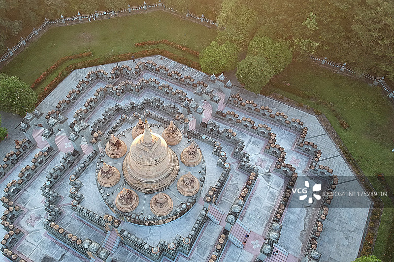 泰国黎逸府帕恭寺鸟瞰图图片素材